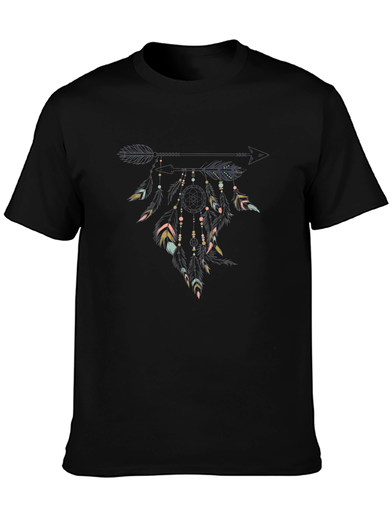 Dreamcatcher Graphic Tee - Mens Black T-Shirt