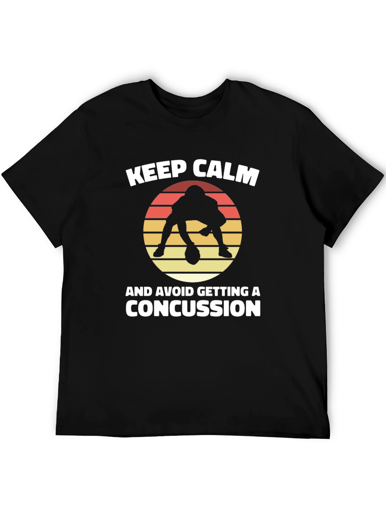 Keep Calm Football Player T-Shirt
