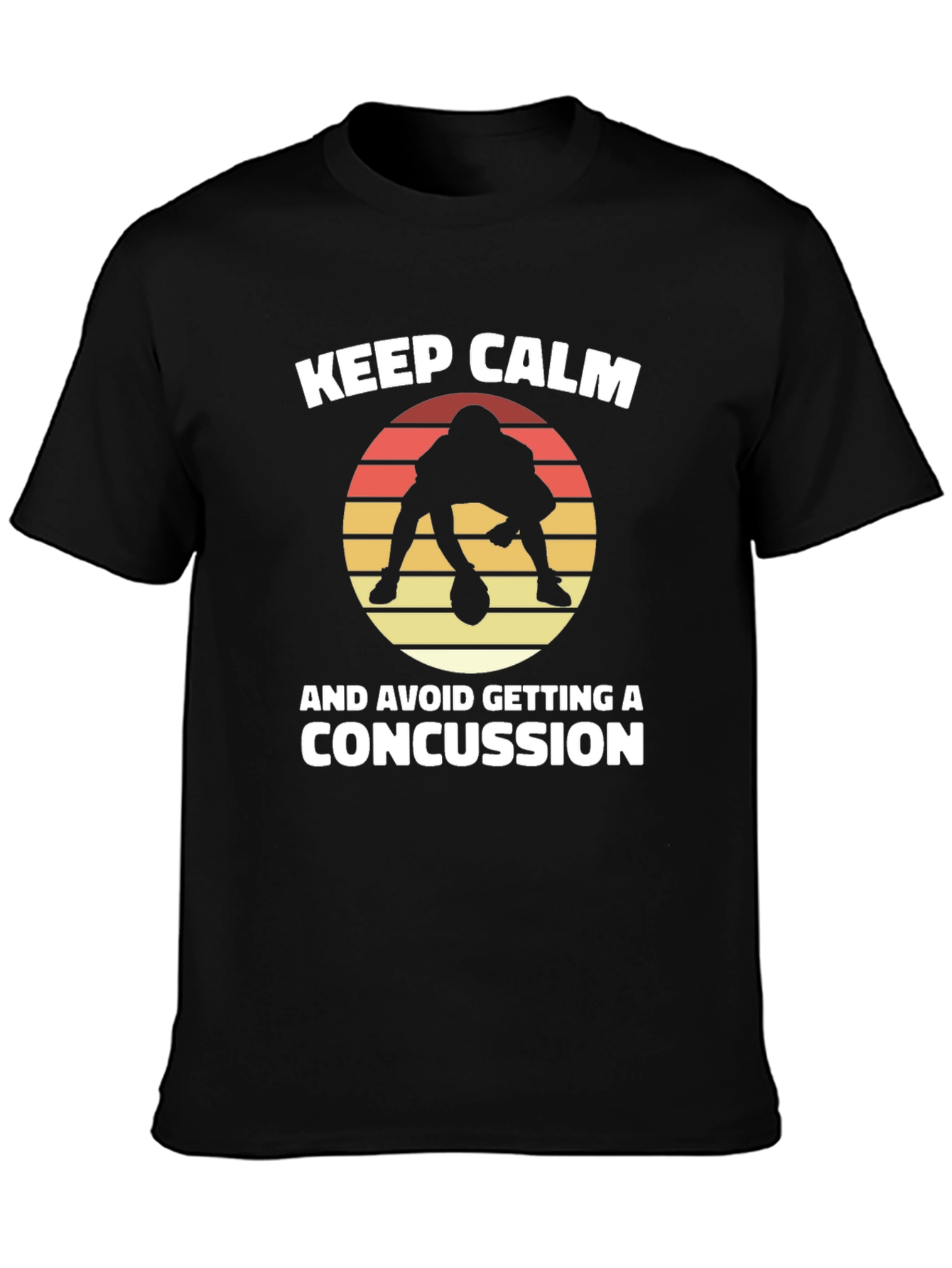 Keep Calm Football Player T-Shirt