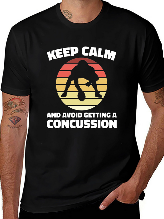 Keep Calm Football Player T-Shirt