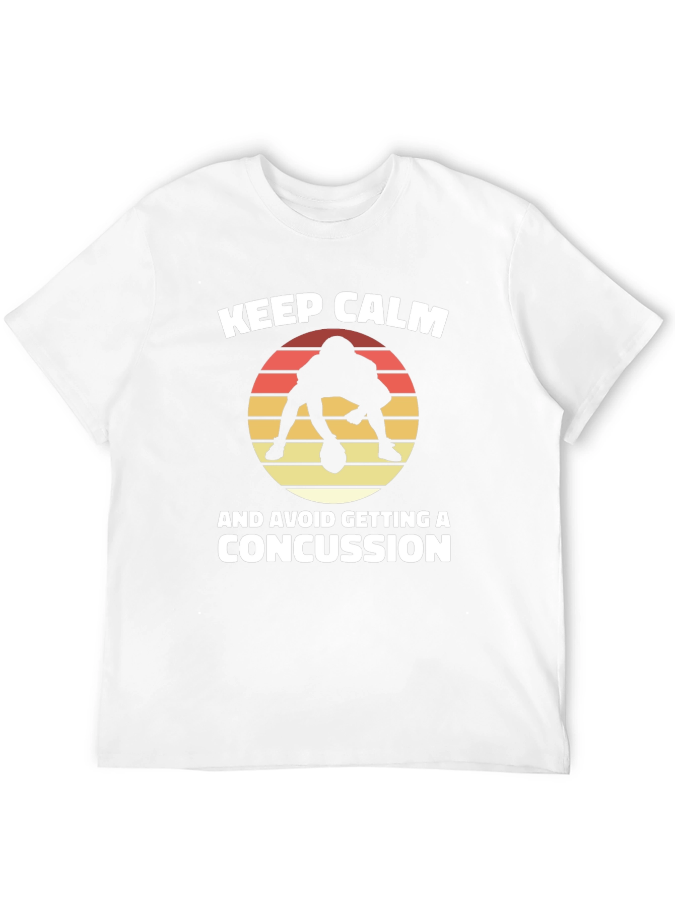 Keep Calm Football Player T-Shirt