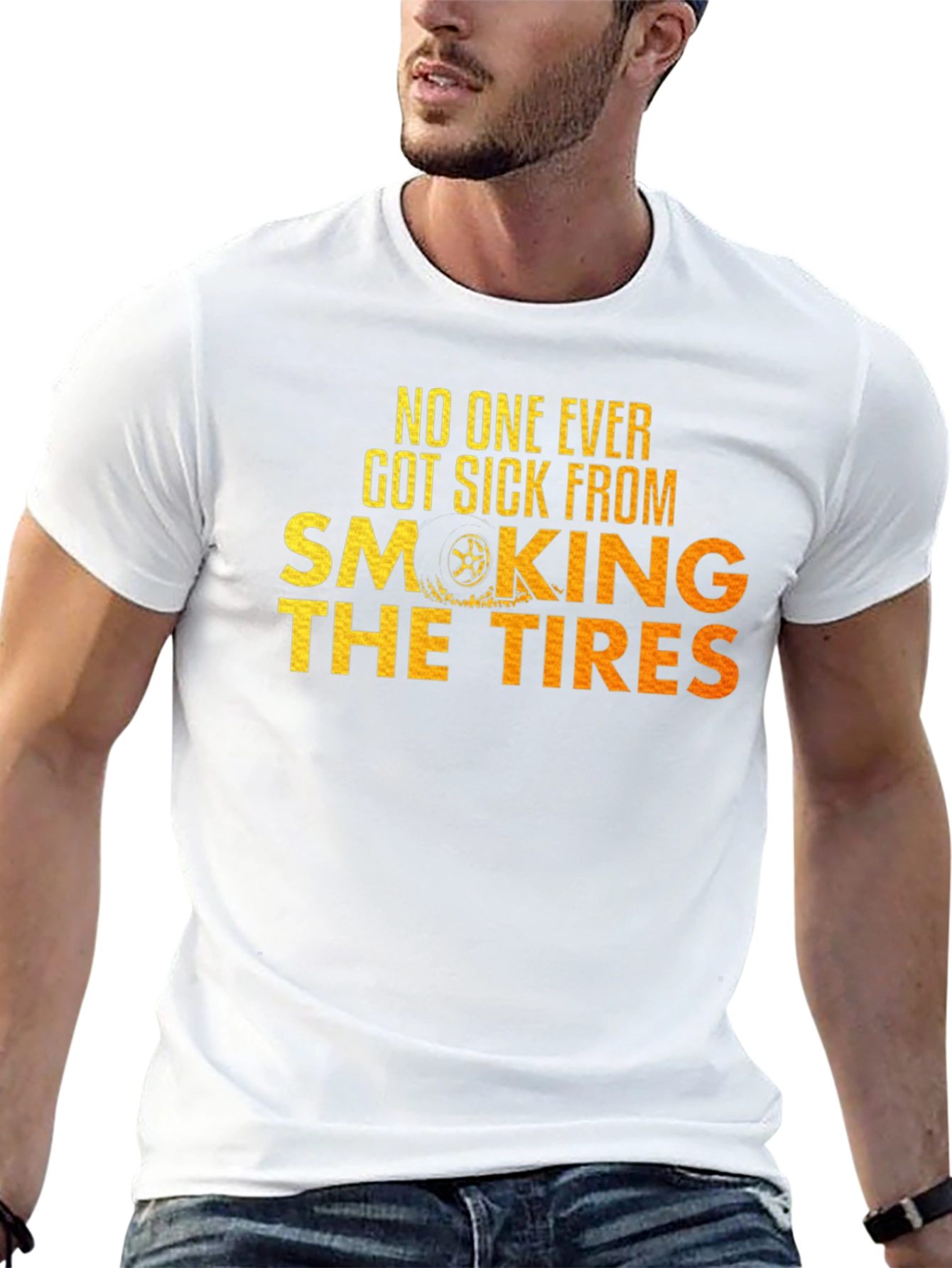 Smoking Tires Graphic Tee -  Car Enthusiast