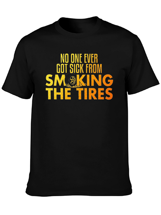 Smoking Tires Graphic Tee -  Car Enthusiast