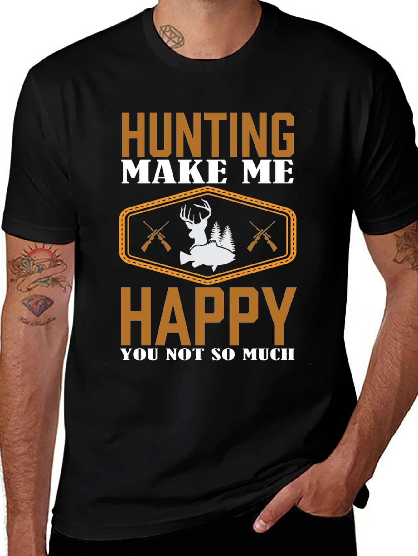 Hunting Makes Me Happy T-Shirt