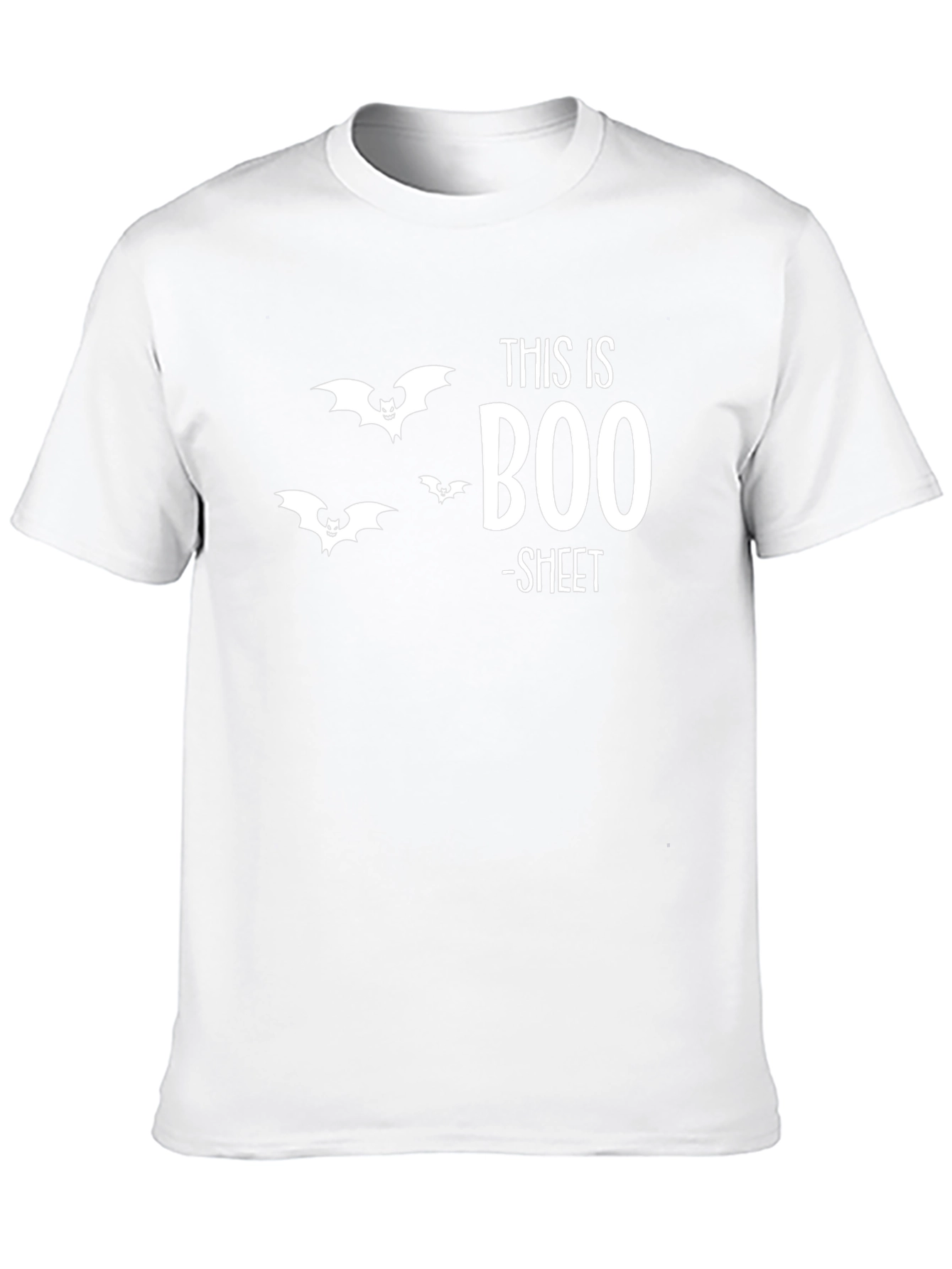 Funny Halloween Graphic T-Shirt - This is Boo-Sheet Tee