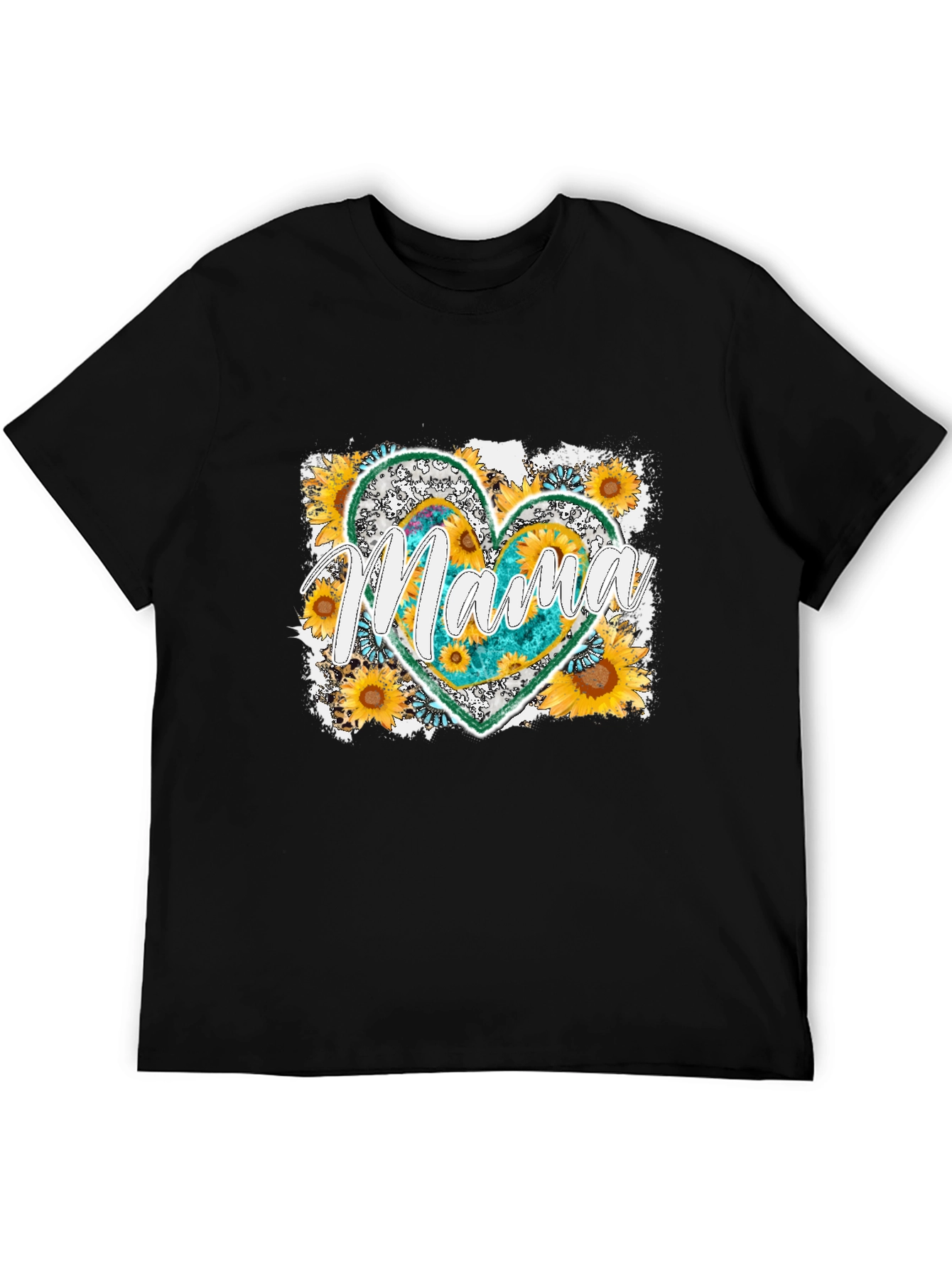 Mama Sunflower Heart T-Shirt