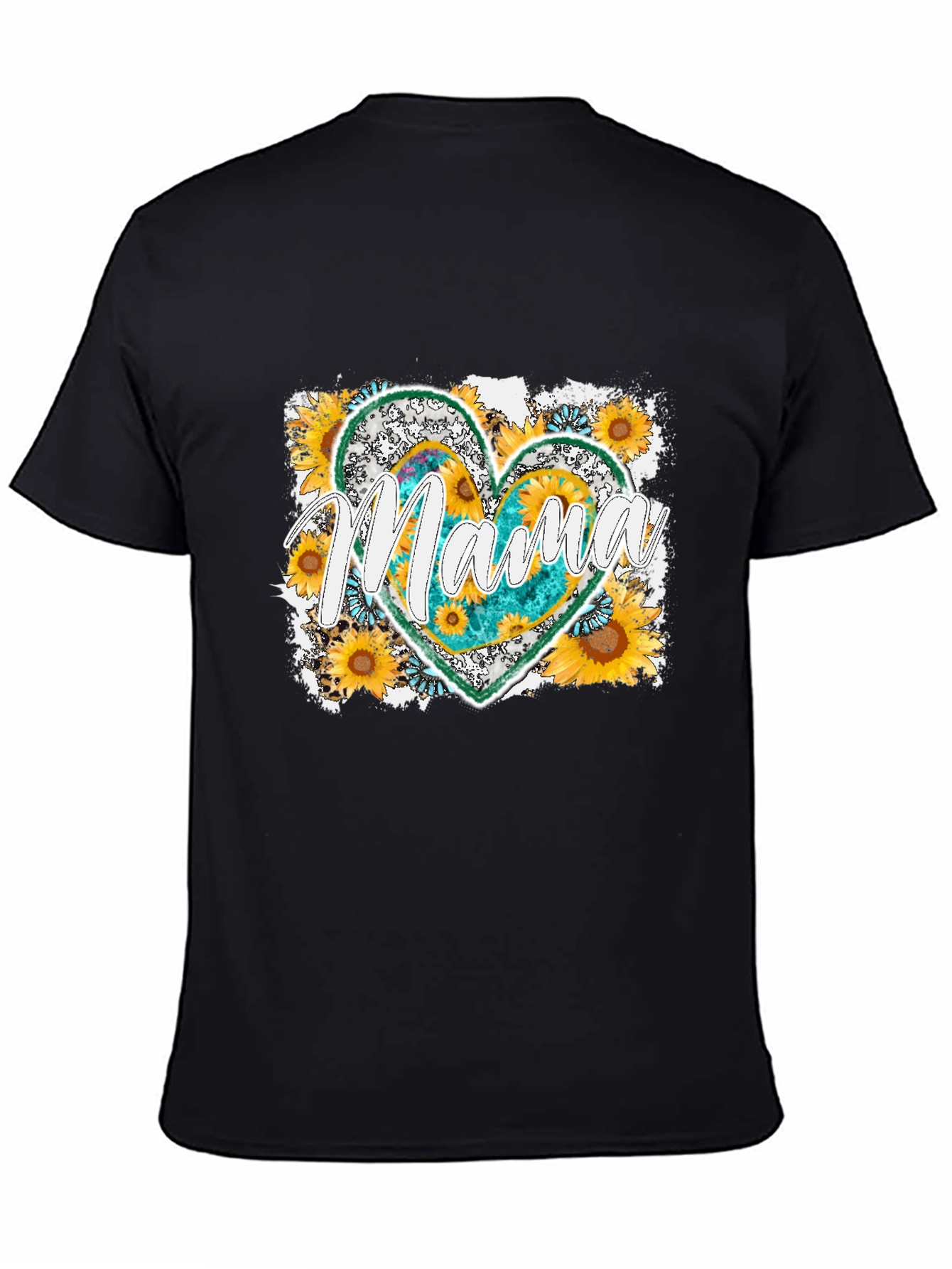 Mama Sunflower Heart T-Shirt