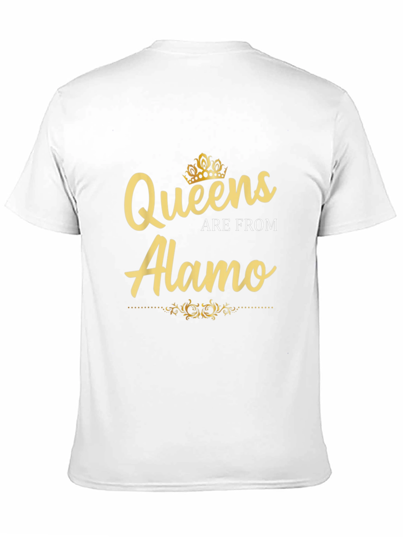 Queens Are From Alamo Graphic Tee - Black