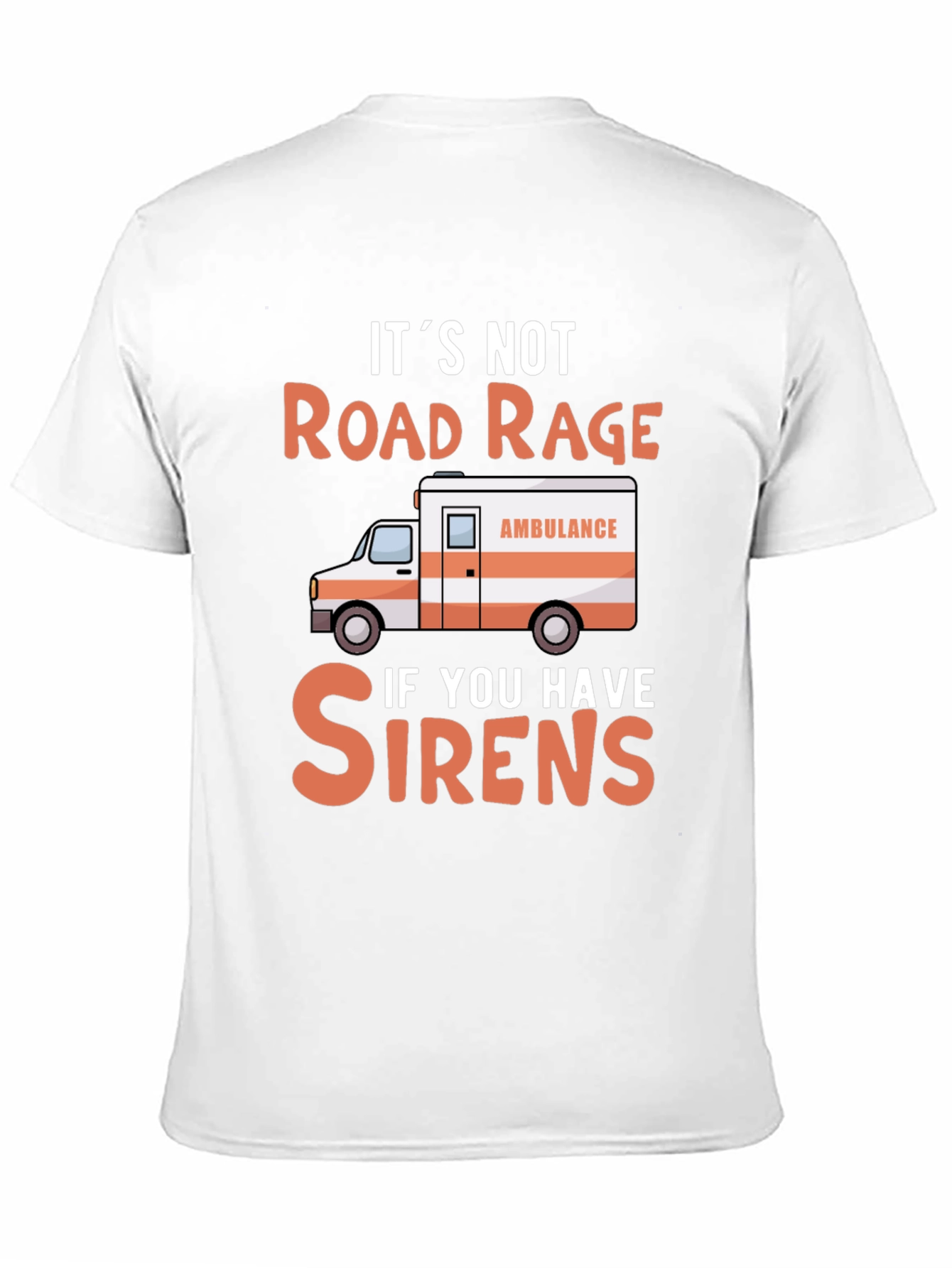 Road Rage Ambulance Graphic T-Shirt