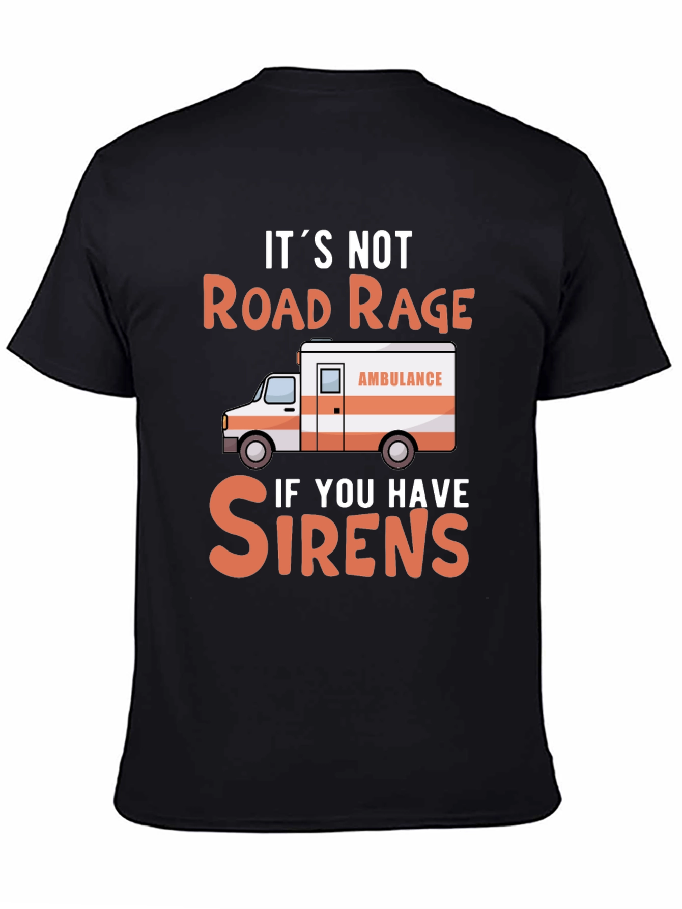 Road Rage Ambulance Graphic T-Shirt