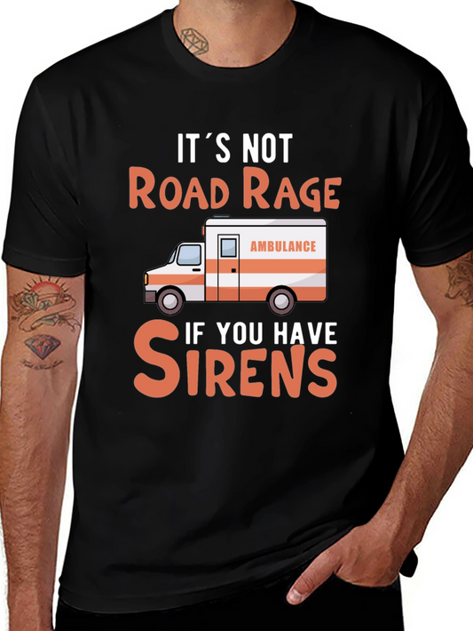 Road Rage Ambulance Graphic T-Shirt