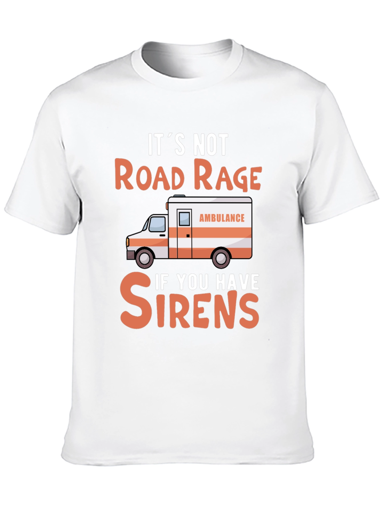 Road Rage Ambulance Graphic T-Shirt