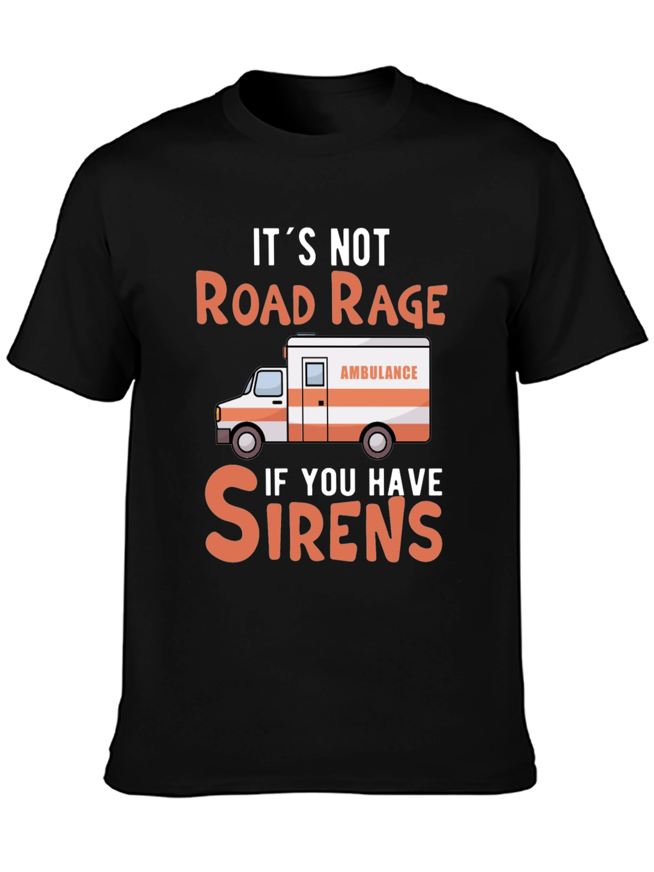 Road Rage Ambulance Graphic T-Shirt