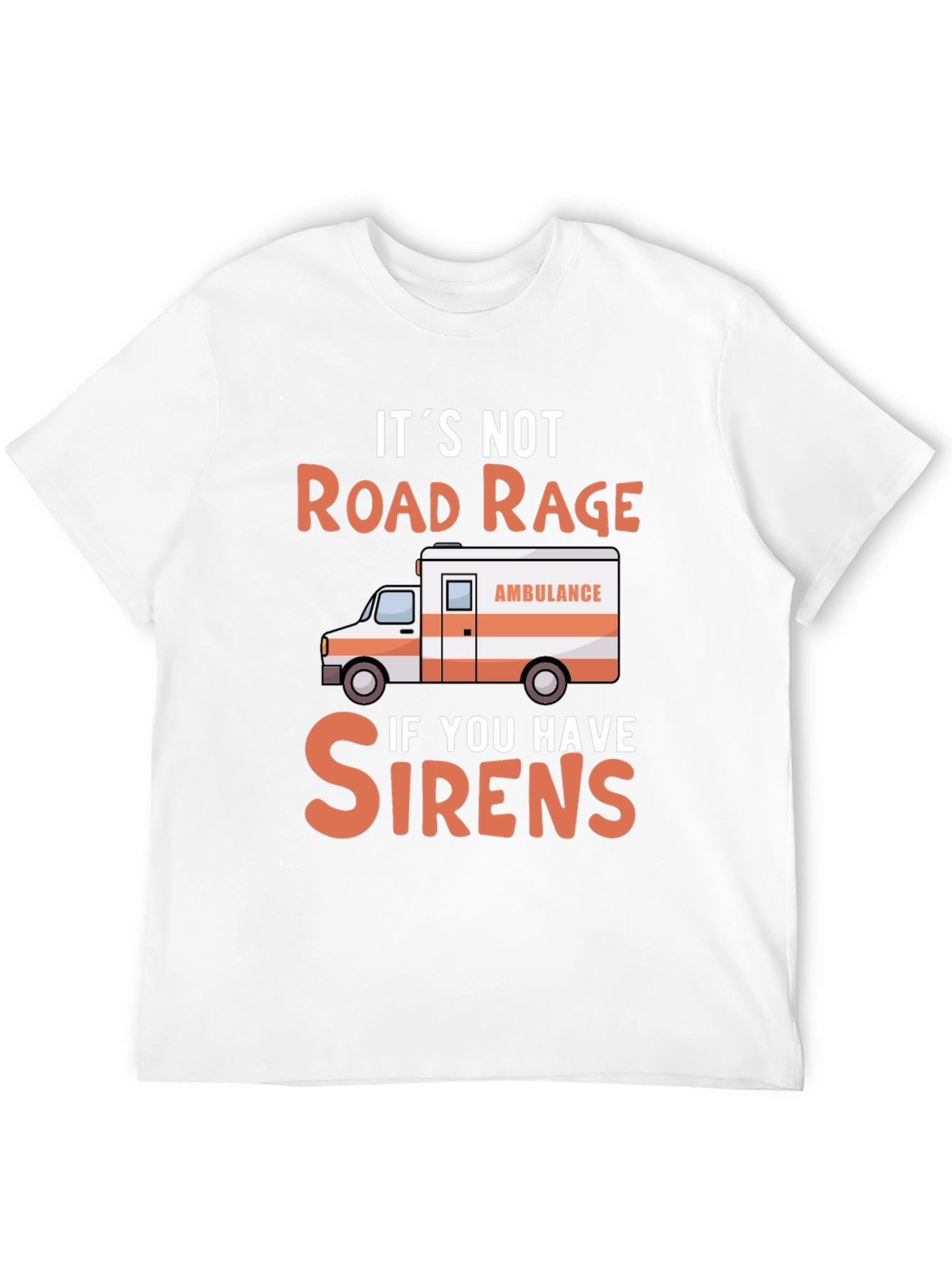 Road Rage Ambulance Graphic T-Shirt
