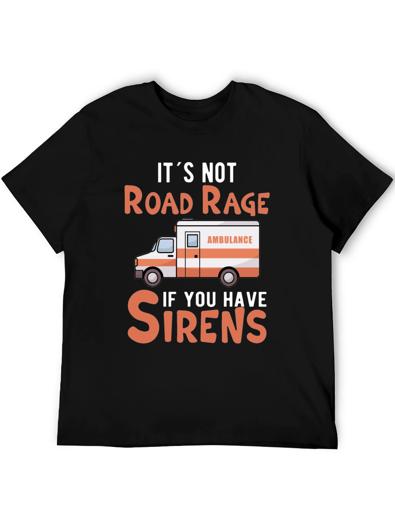 Road Rage Ambulance Graphic T-Shirt