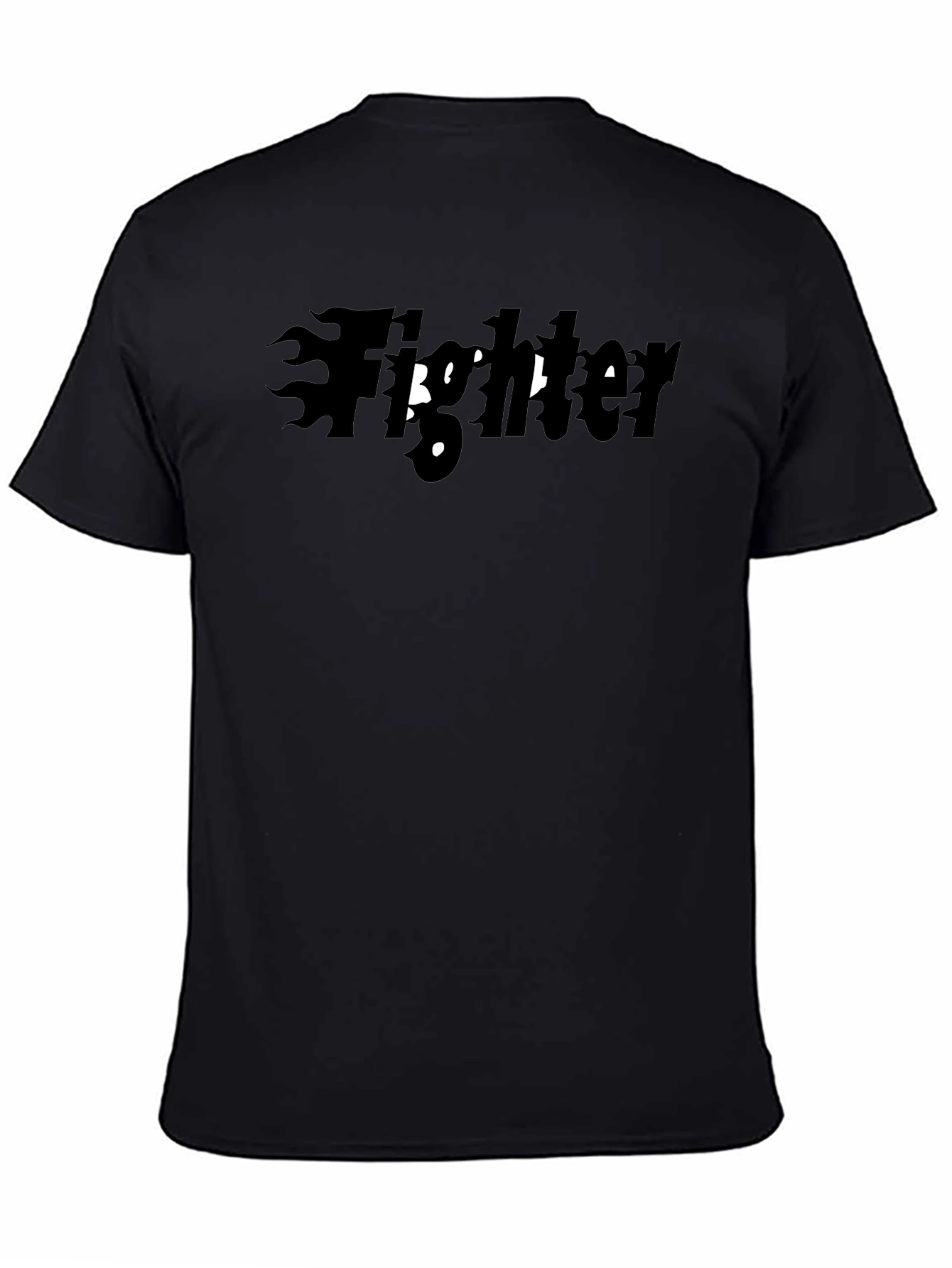 Fighter Graphic Black T-Shirt