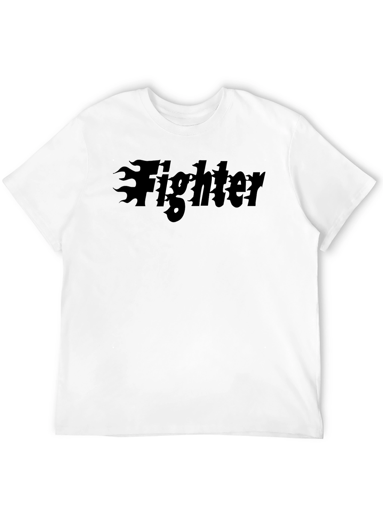 Fighter Graphic Black T-Shirt