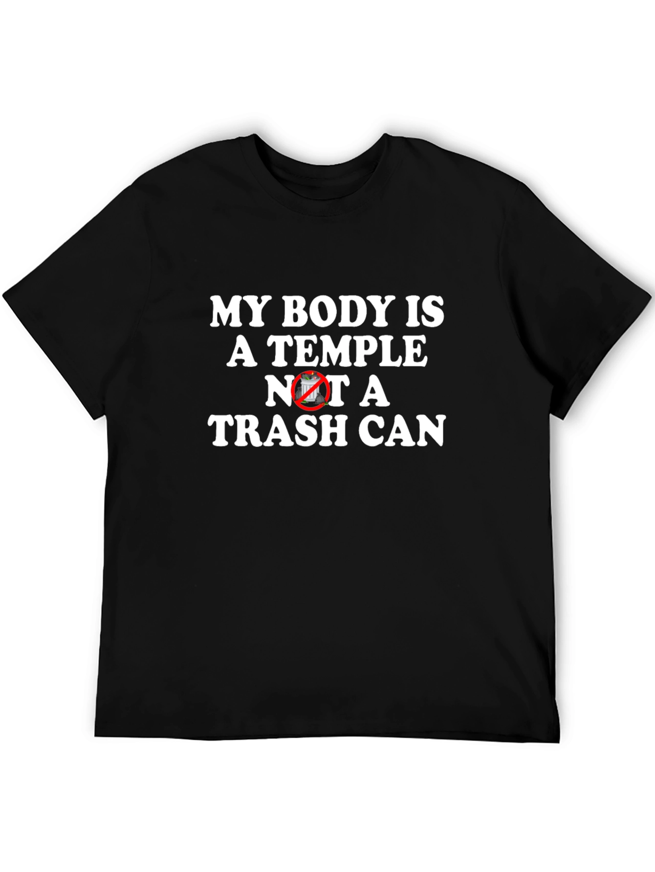My Body is a Temple T-Shirt - Black