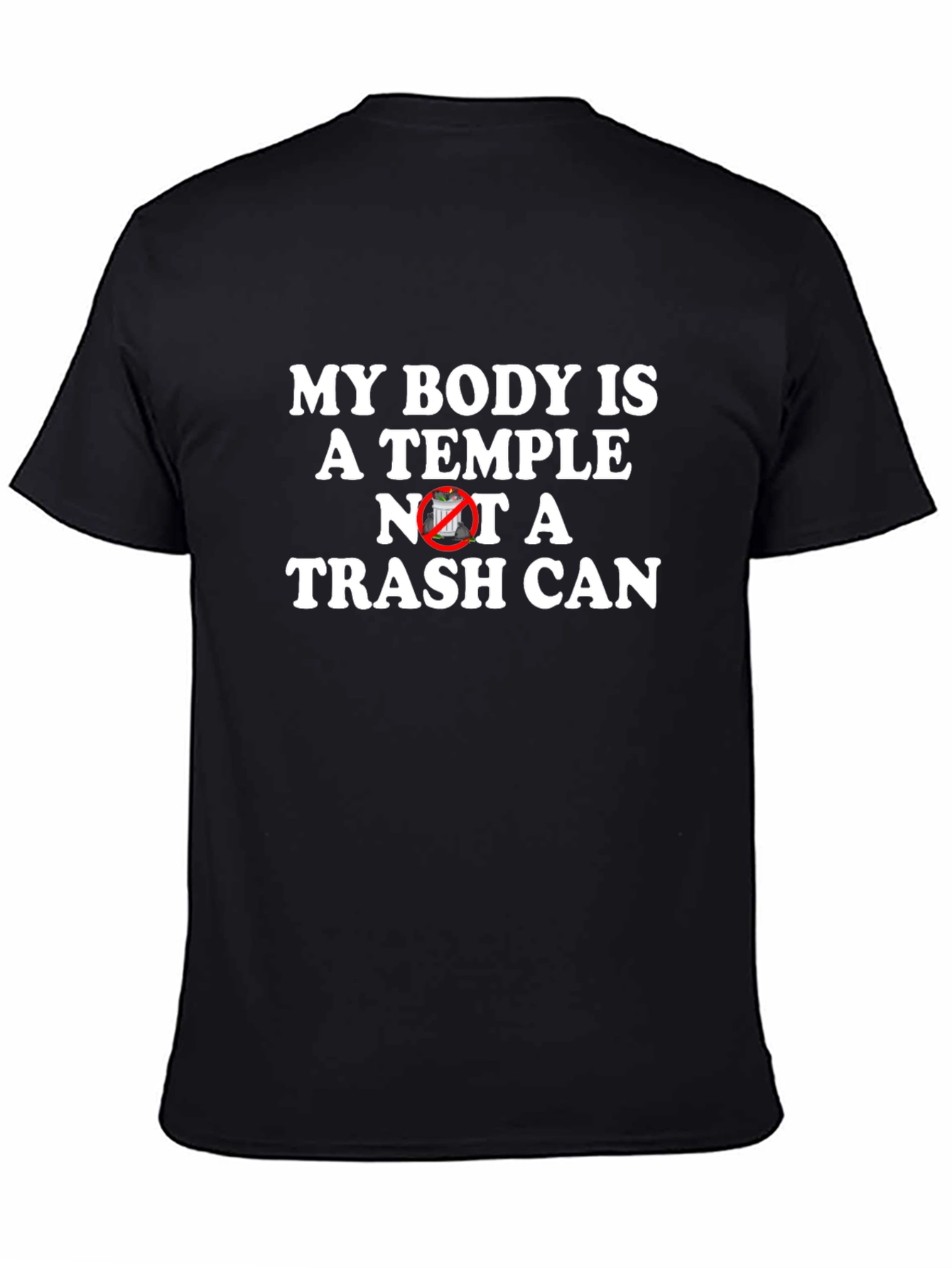 My Body is a Temple T-Shirt - Black