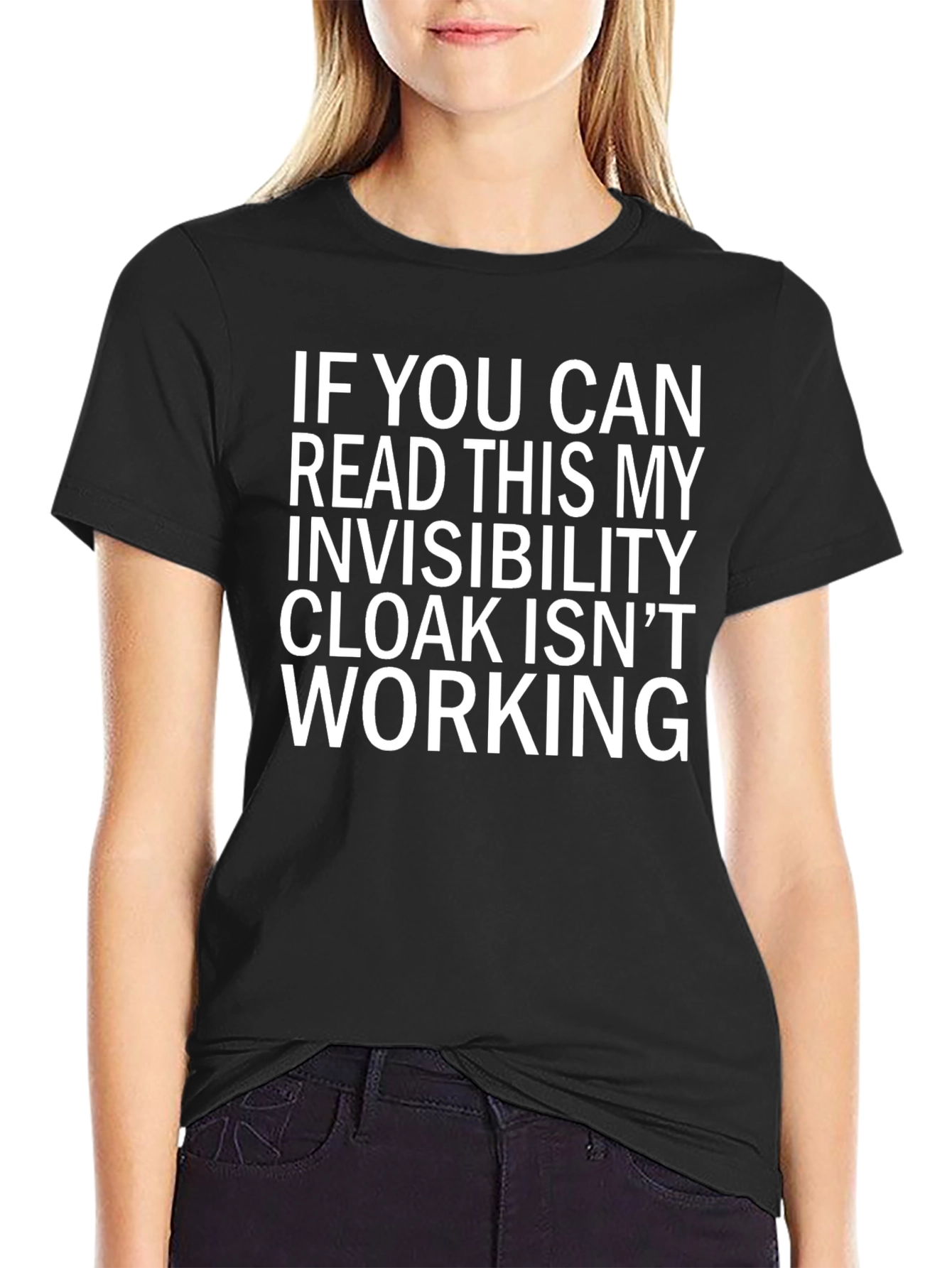 Invisibility Cloak Funny Graphic T-Shirt