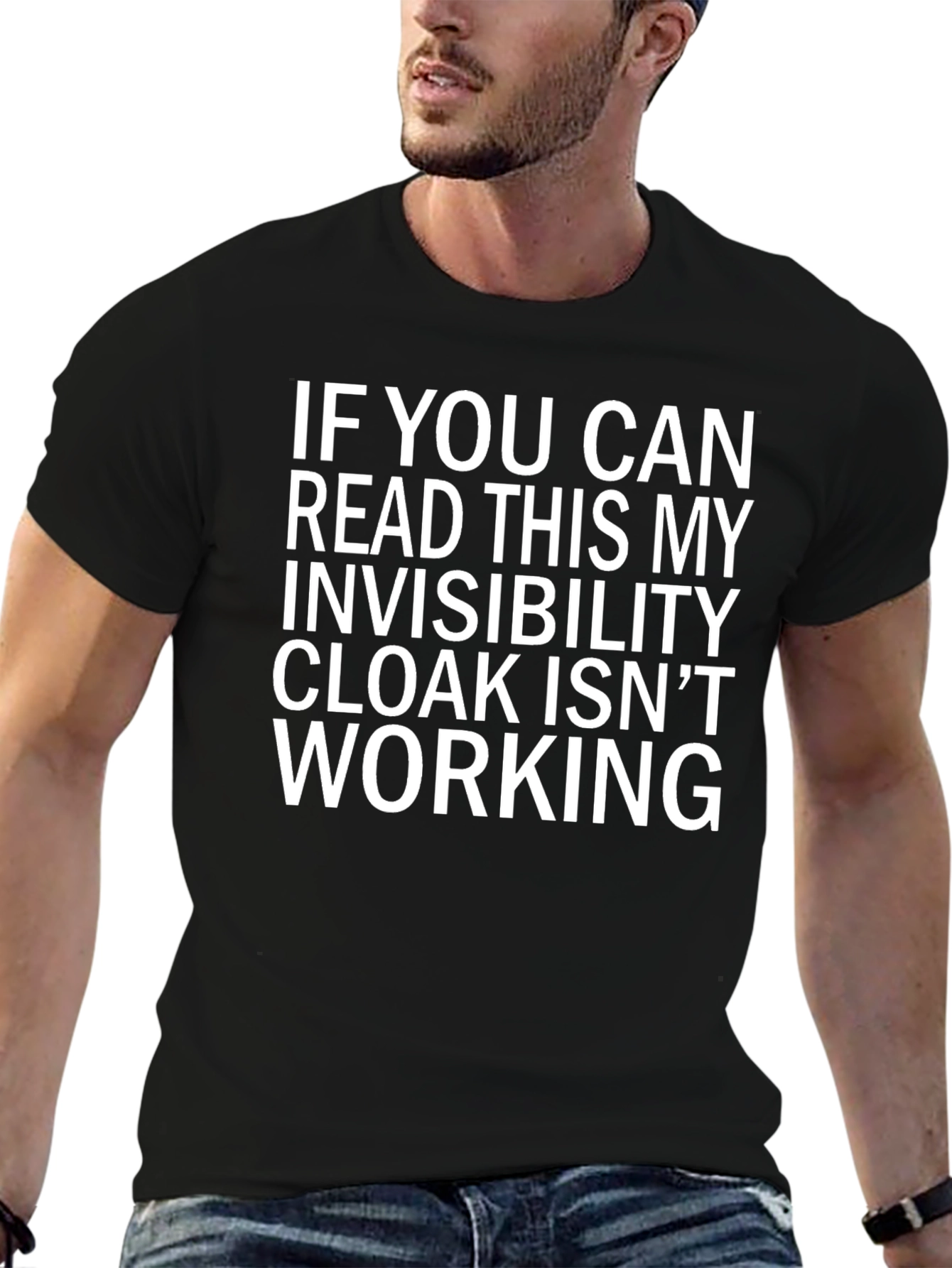 Invisibility Cloak Funny Graphic T-Shirt