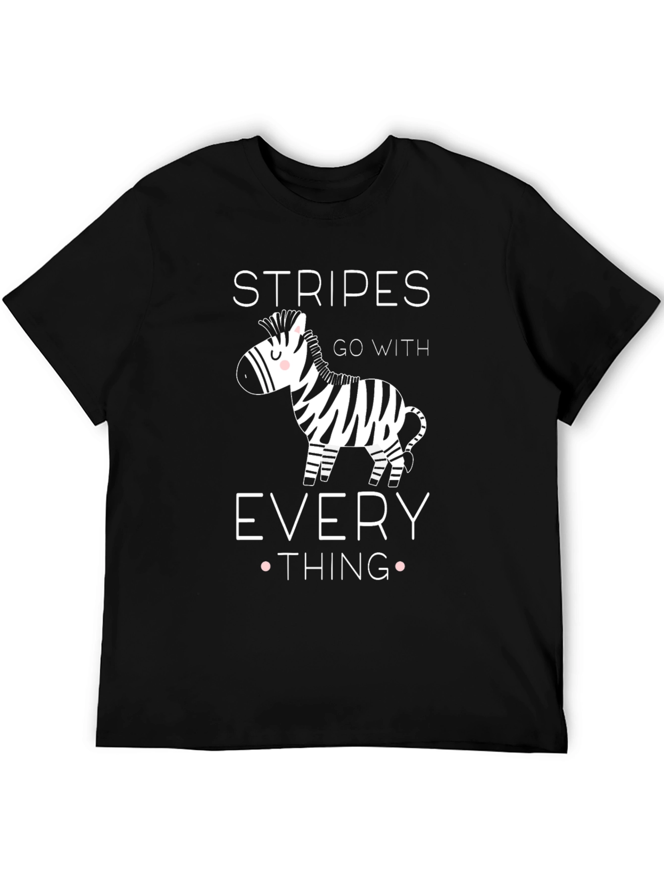 Stripes Go With Everything Zebra Graphic T-Shirt