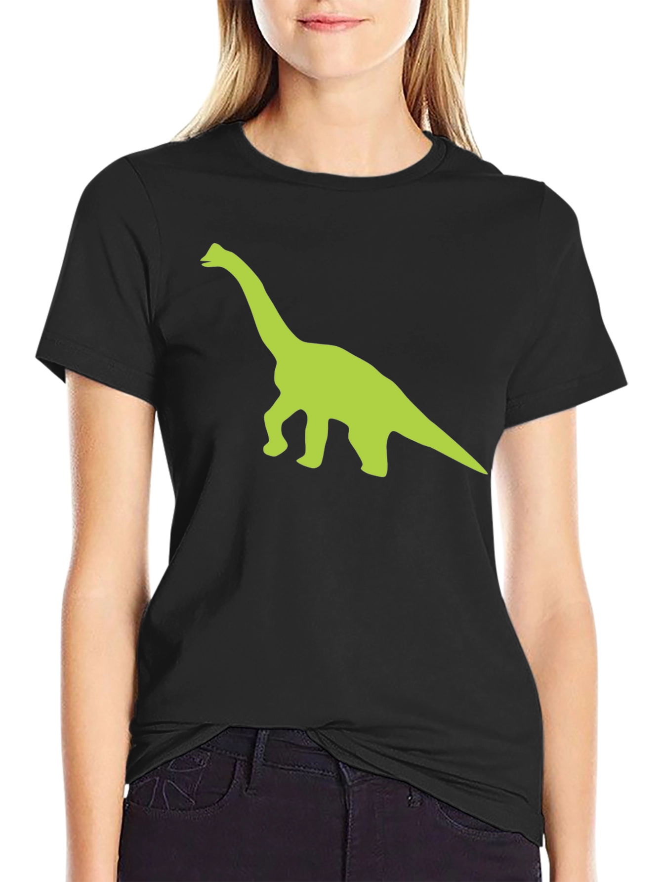 Dino Graphic T-Shirt - Retro Brontosaurus Tee
