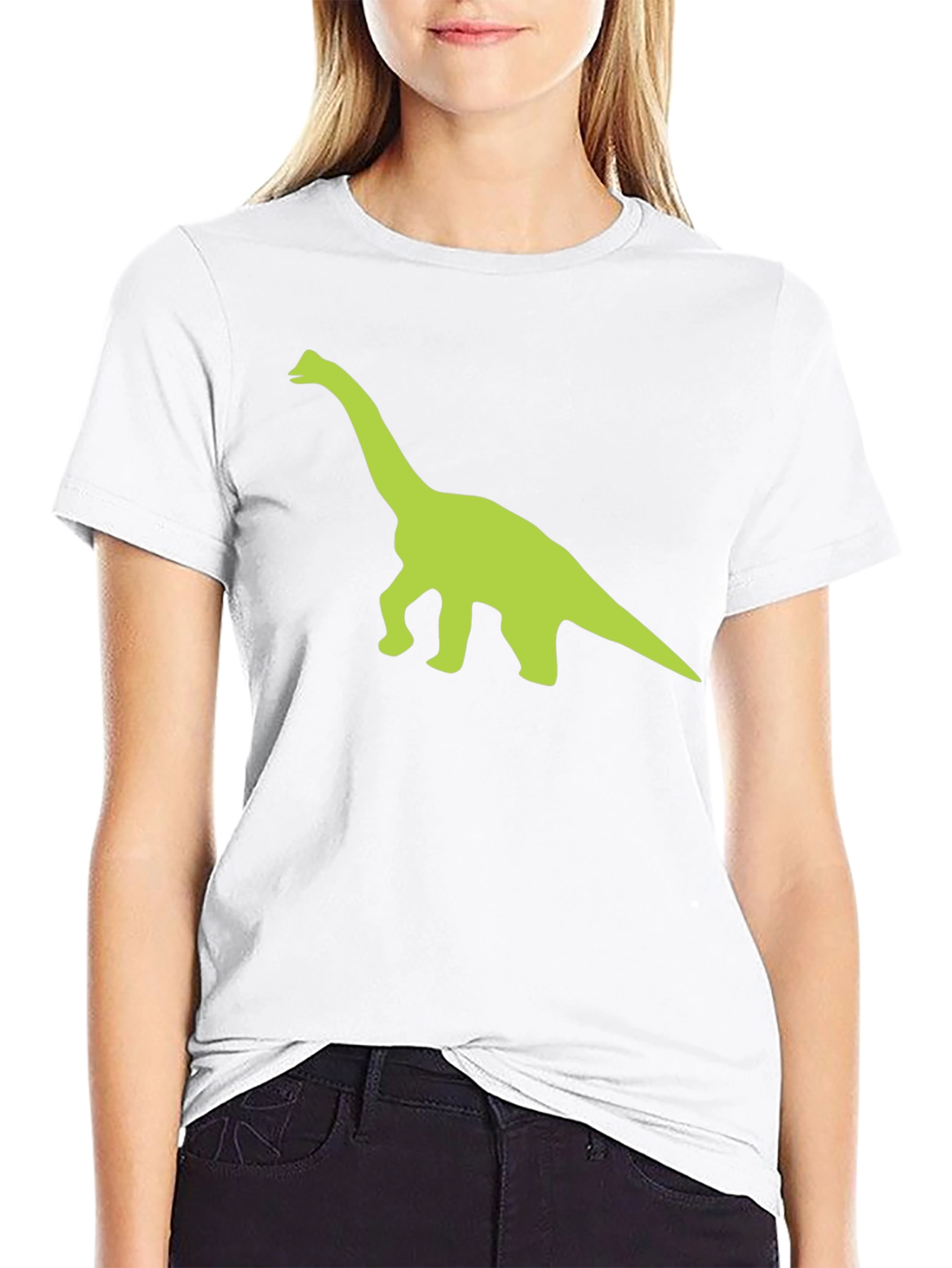 Dino Graphic T-Shirt - Retro Brontosaurus Tee