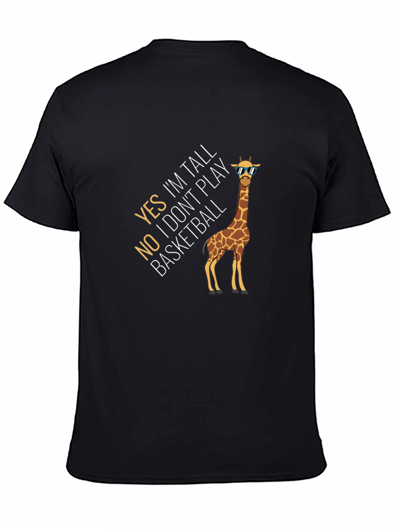 Tall Giraffe Funny Graphic Tee