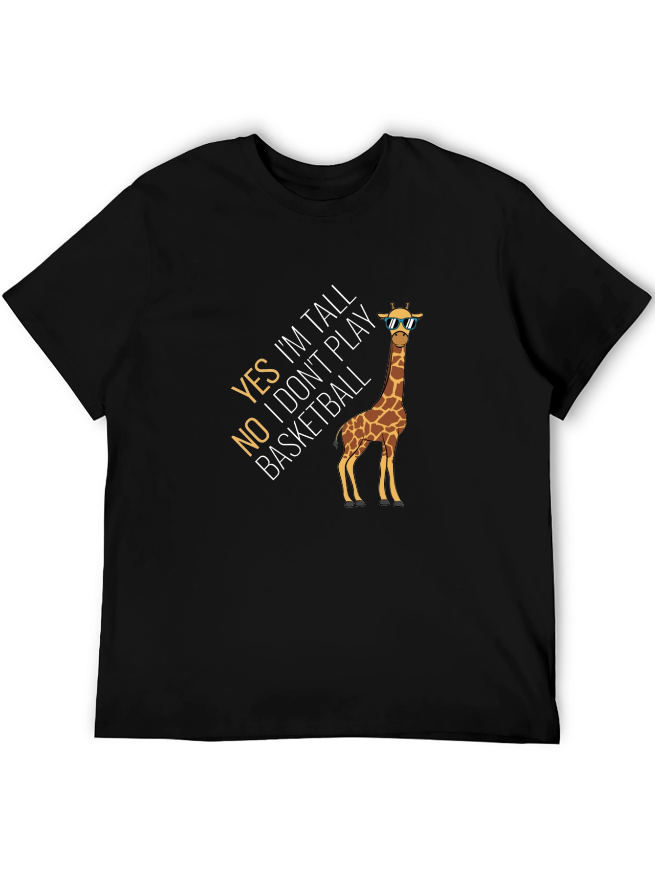 Tall Giraffe Funny Graphic Tee