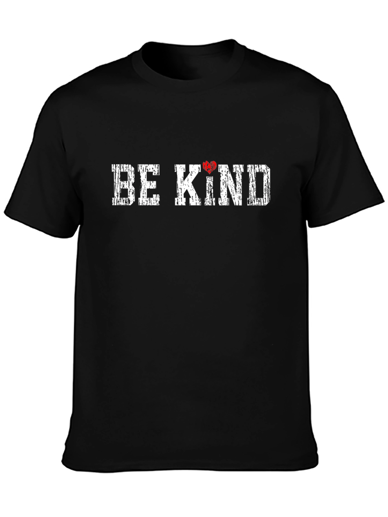Be Kind Graphic T-Shirt - Black Cotton Tee