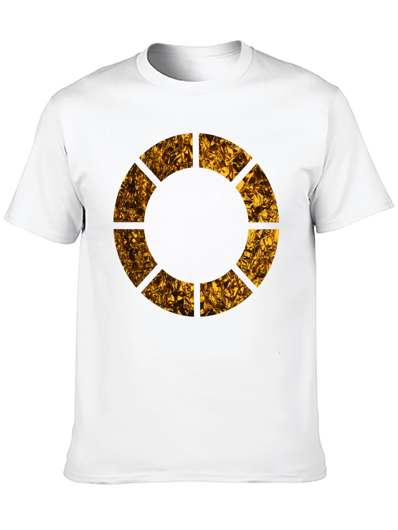 Geometric Circle Graphic Tee - Modern Black T-Shirt