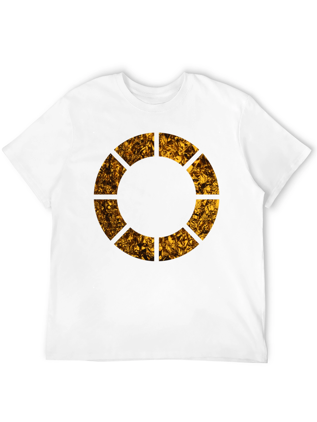 Geometric Circle Graphic Tee - Modern Black T-Shirt