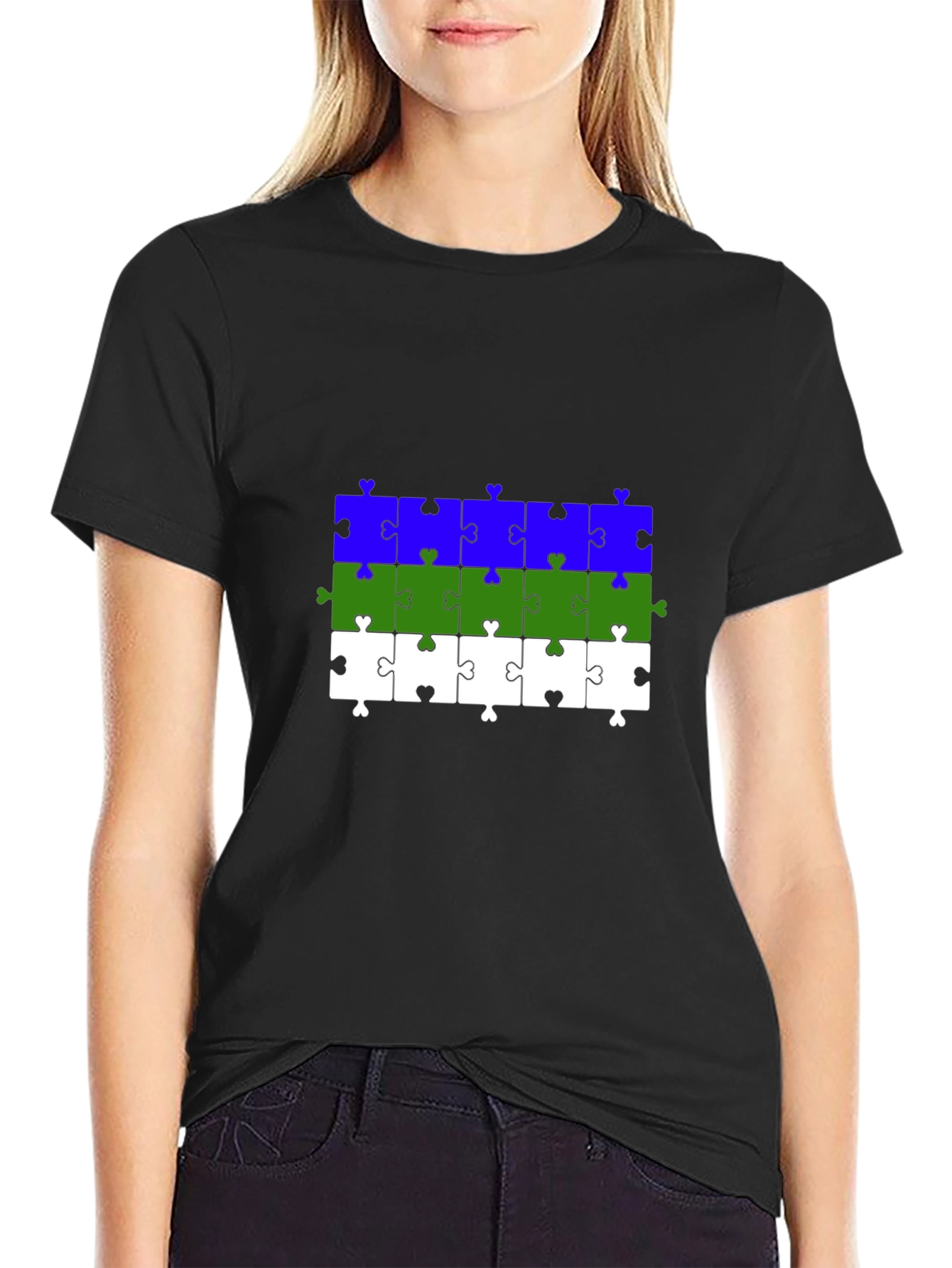 Puzzle Piece Pride T-Shirt - LGBT Ally Apparel