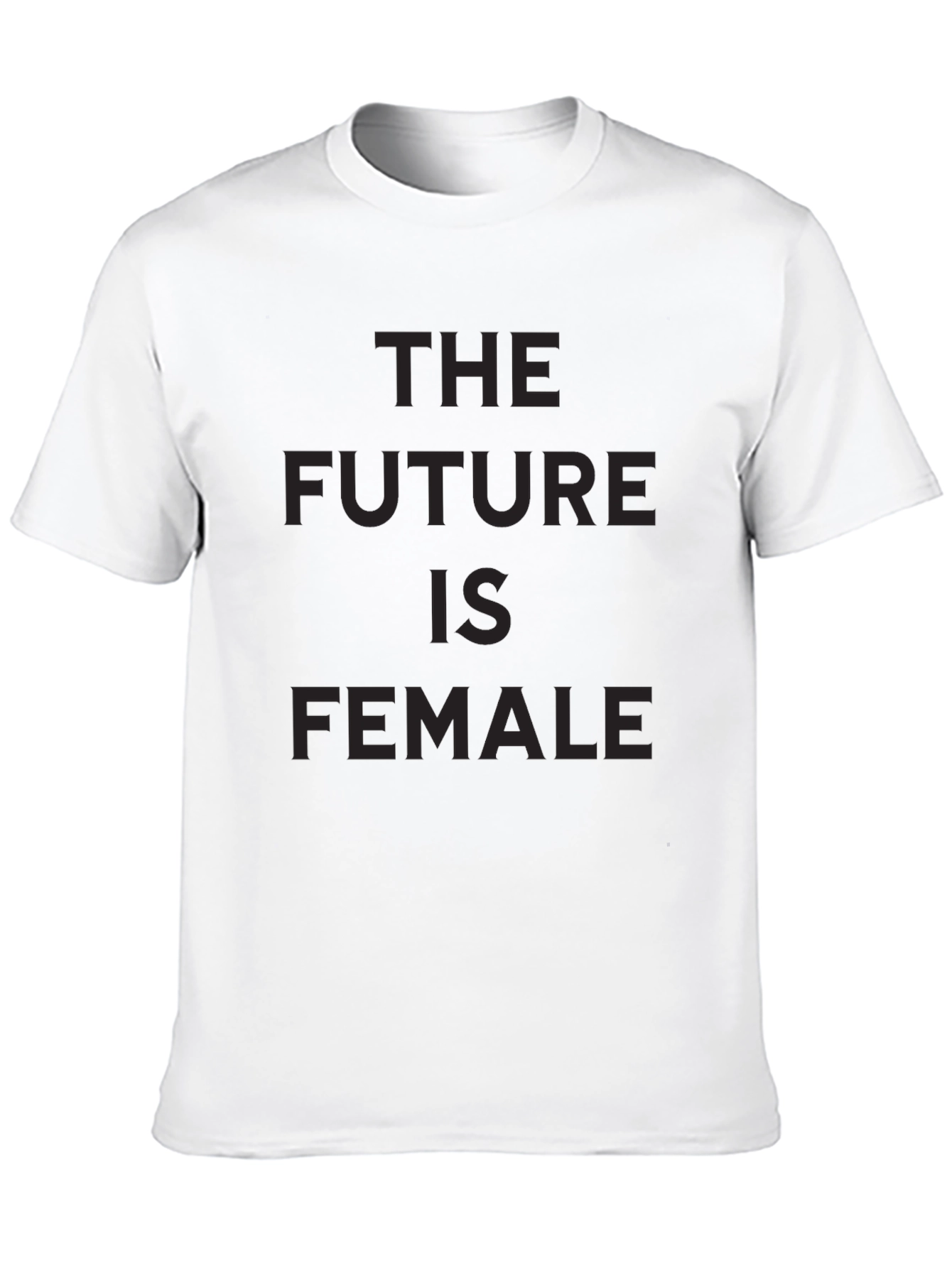 The Future Is Female Graphic T-Shirt - Black