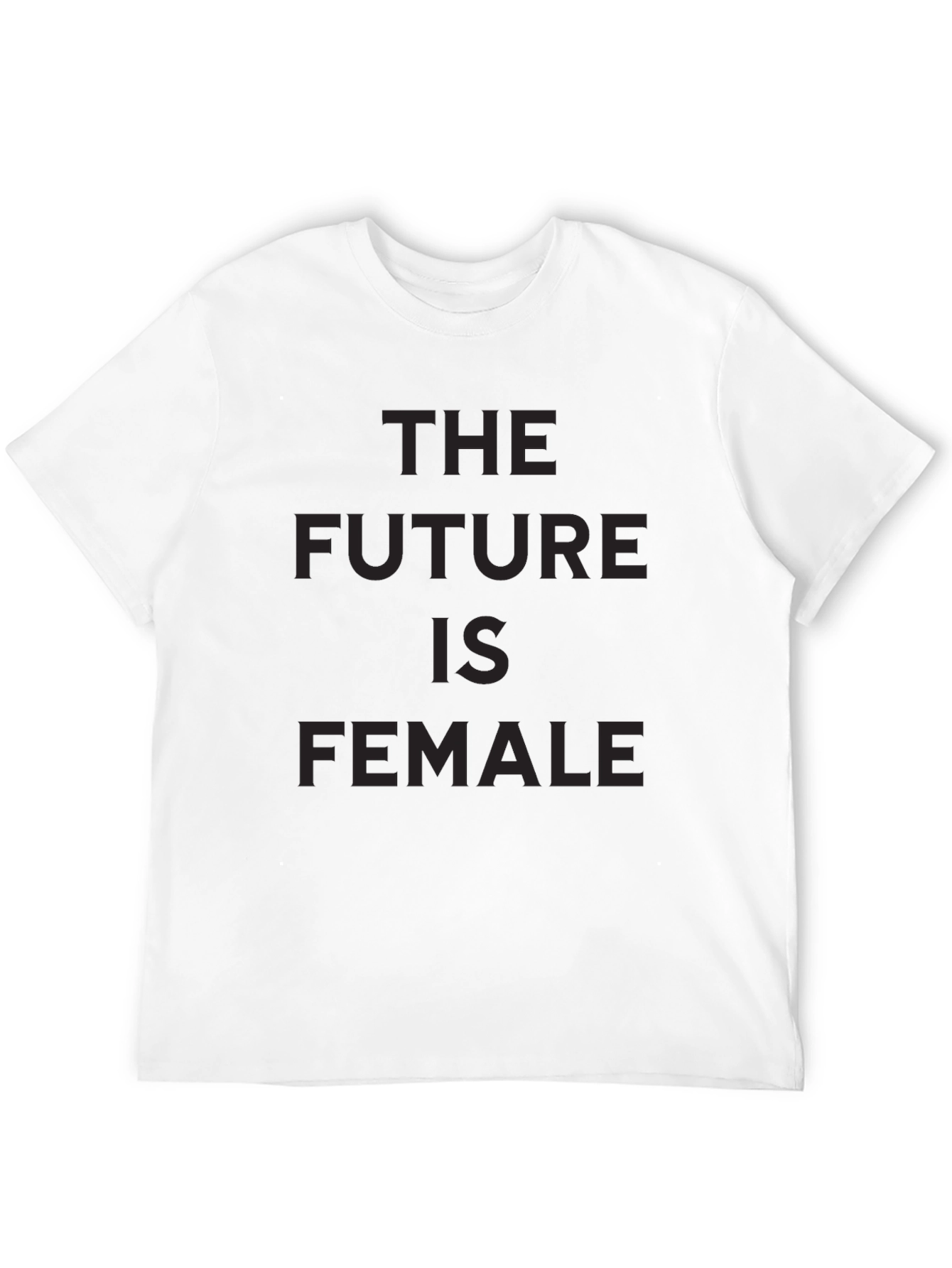 The Future Is Female Graphic T-Shirt - Black