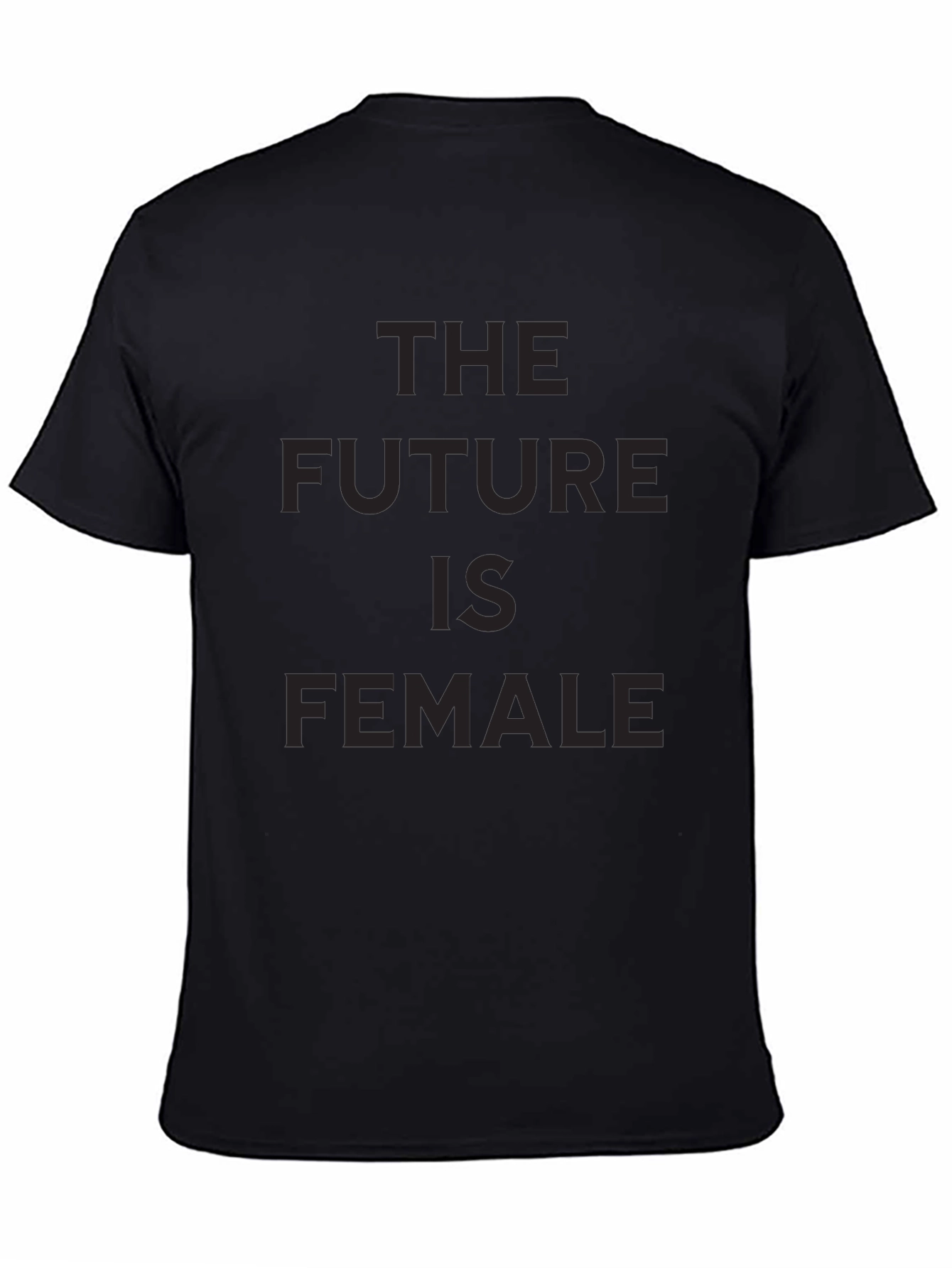 The Future Is Female Graphic T-Shirt - Black
