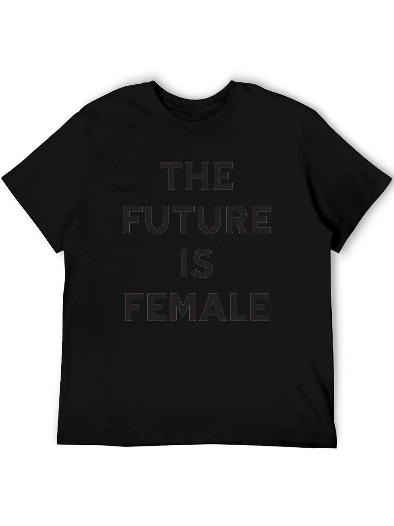 The Future Is Female Graphic T-Shirt - Black