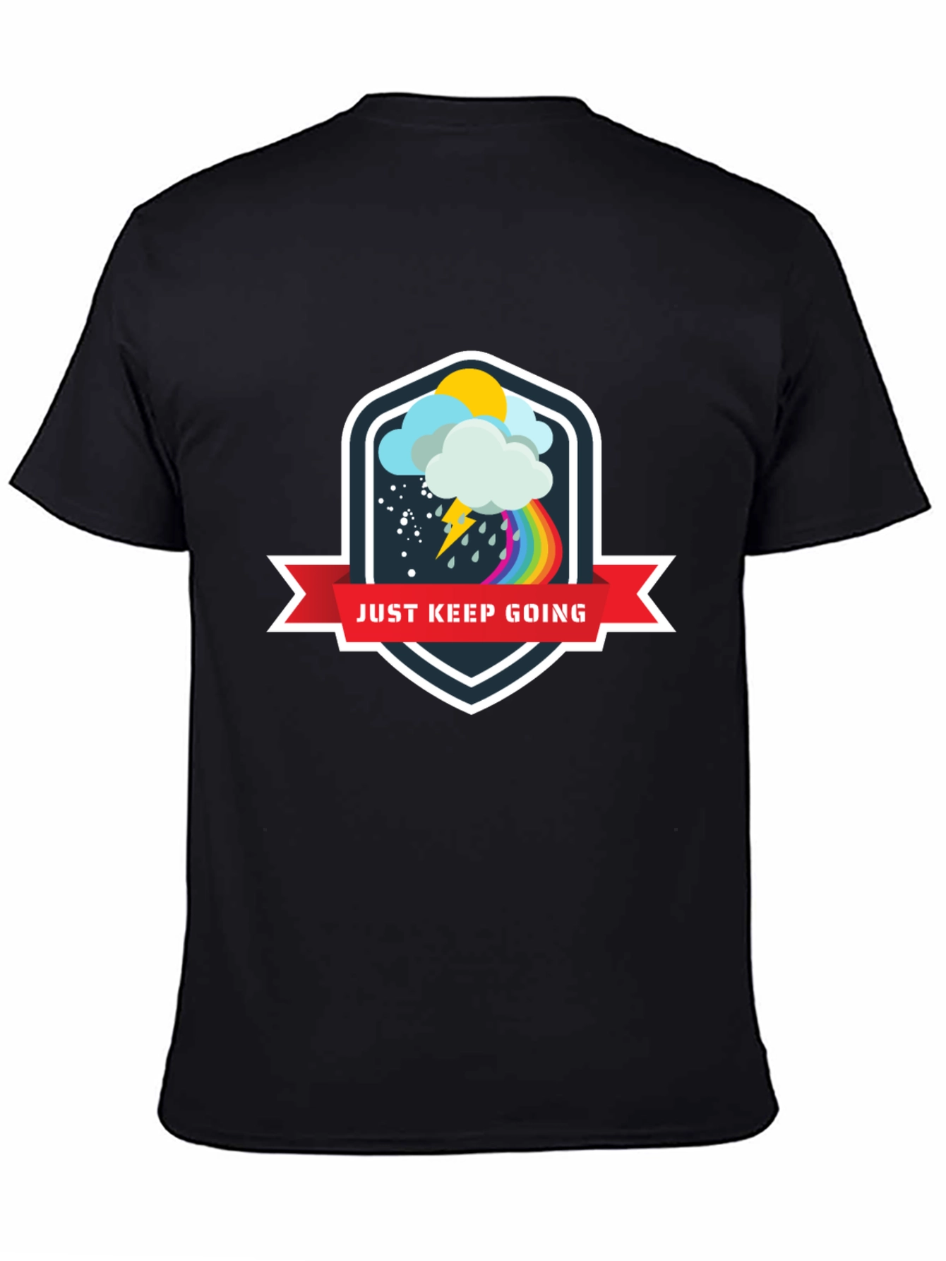 Just Keep Going Motivational Graphic Tee