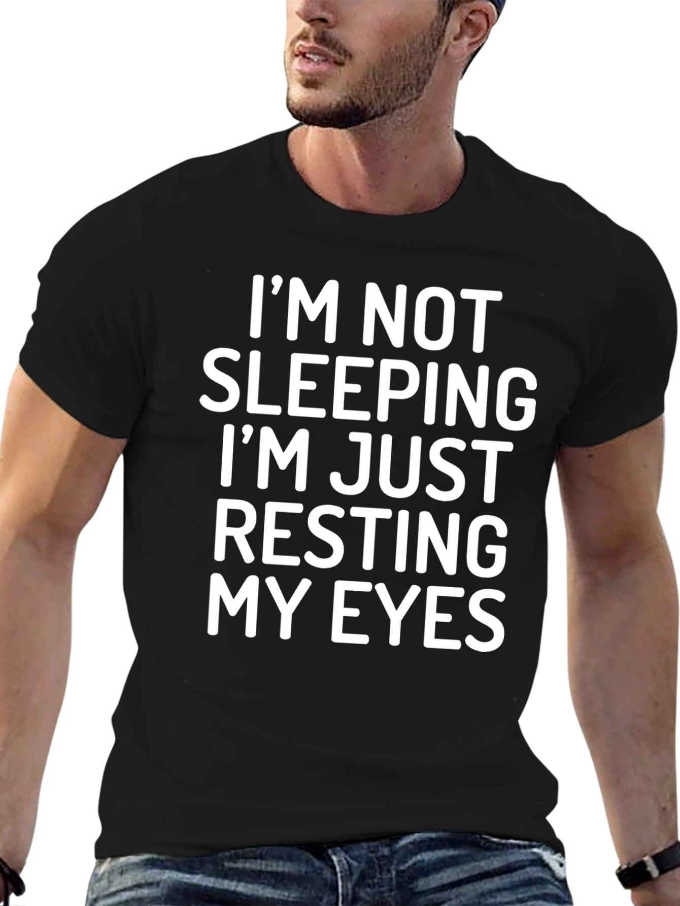 Resting Eyes Funny T-Shirt
