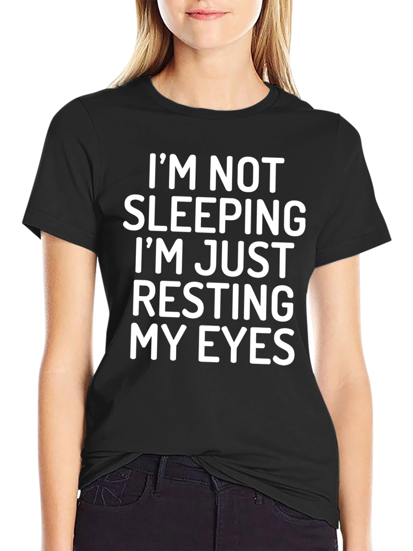 Resting Eyes Funny T-Shirt