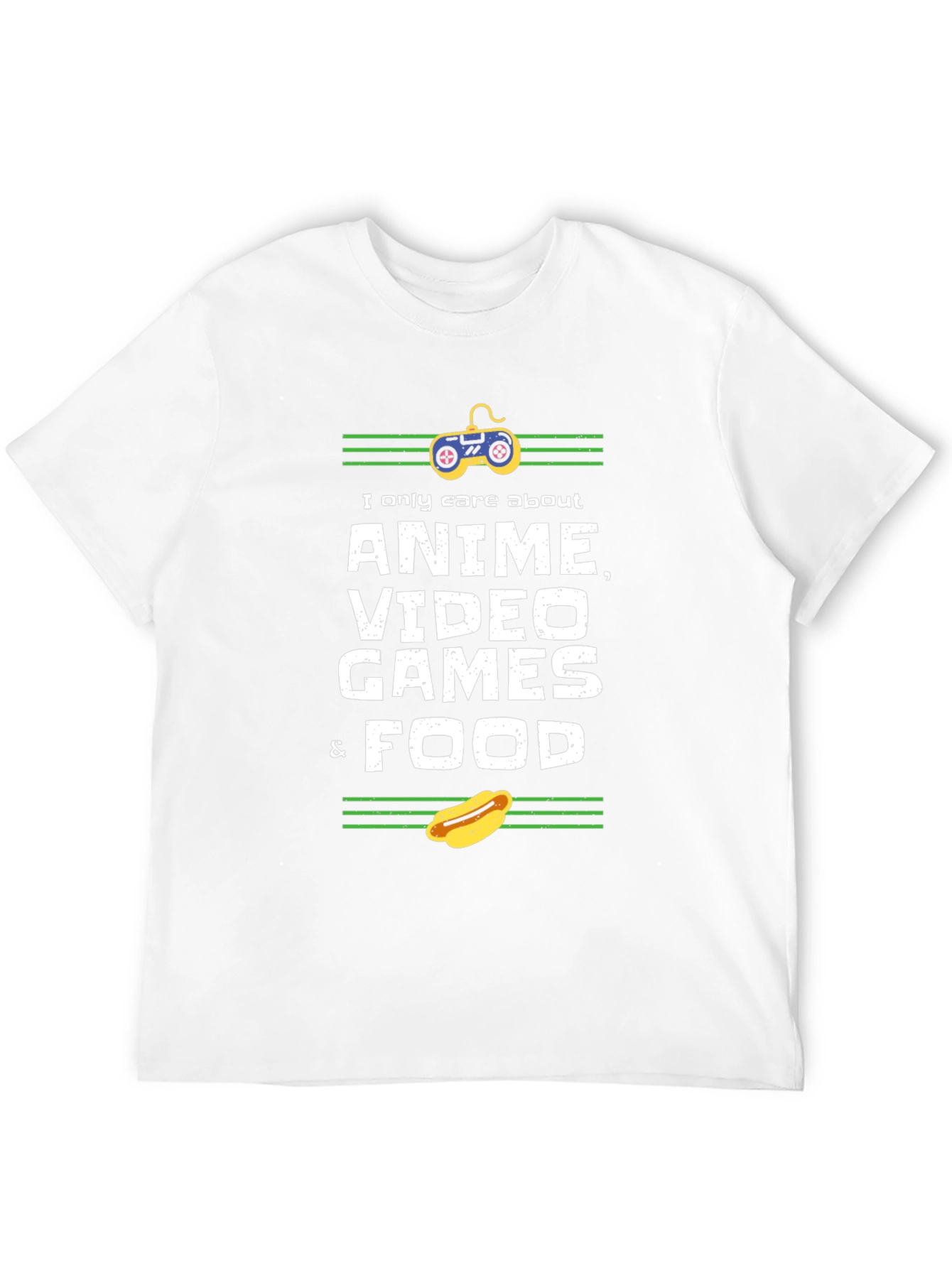 Anime Video Games & Food Graphic Tee