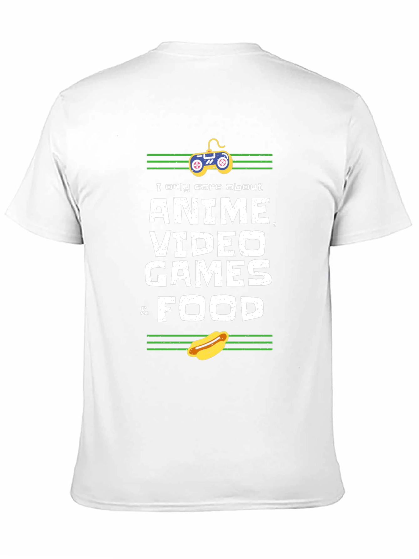Anime Video Games & Food Graphic Tee