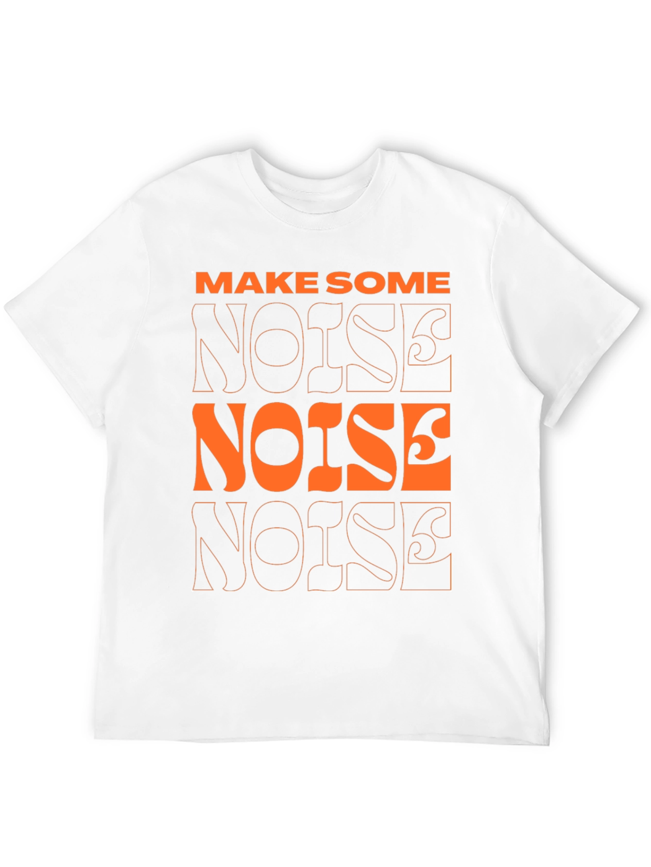 Make Some Noise Black Graphic Tee