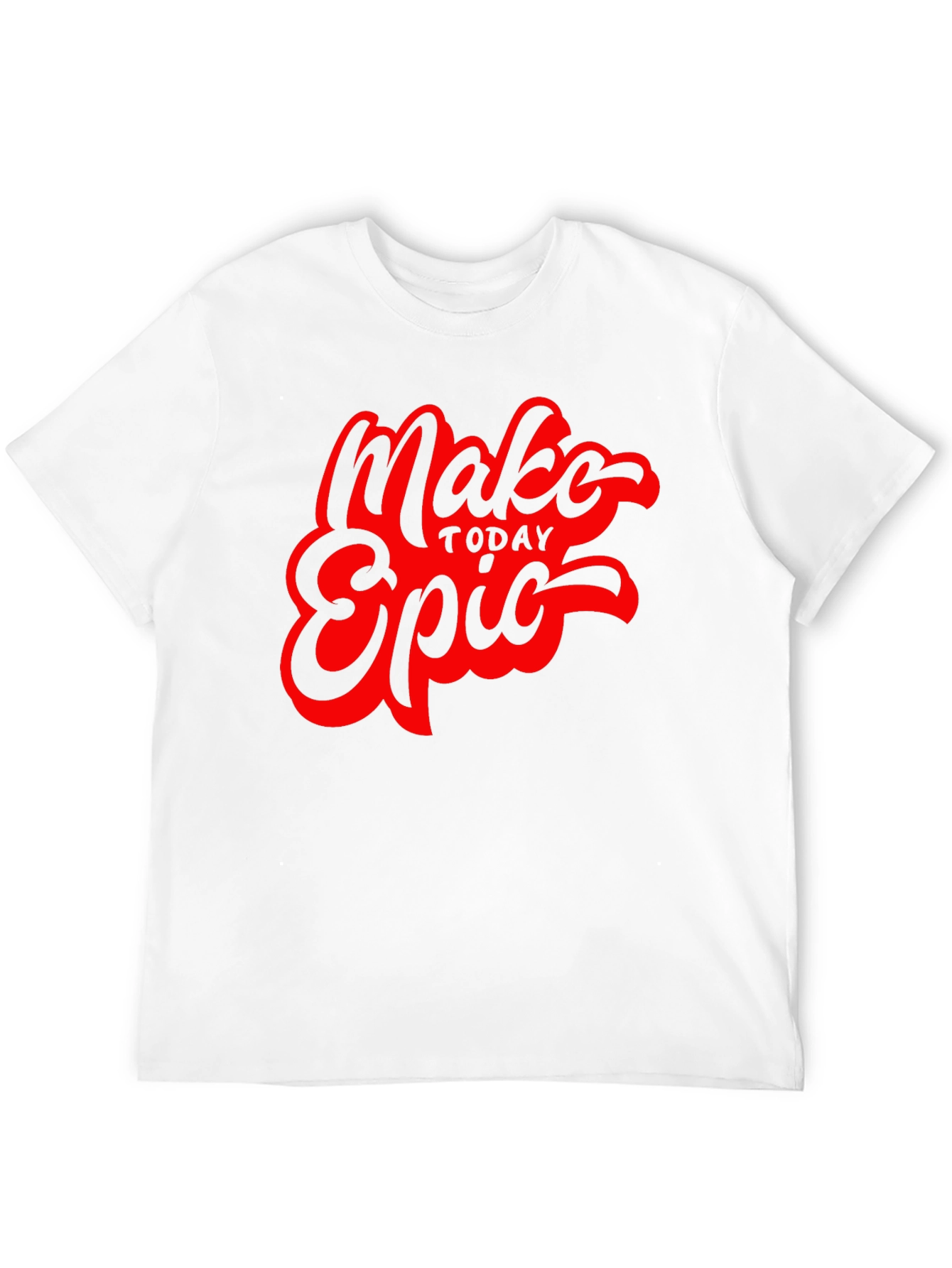 Make Today Epic Graphic Tee - Trendy Black T-Shirt