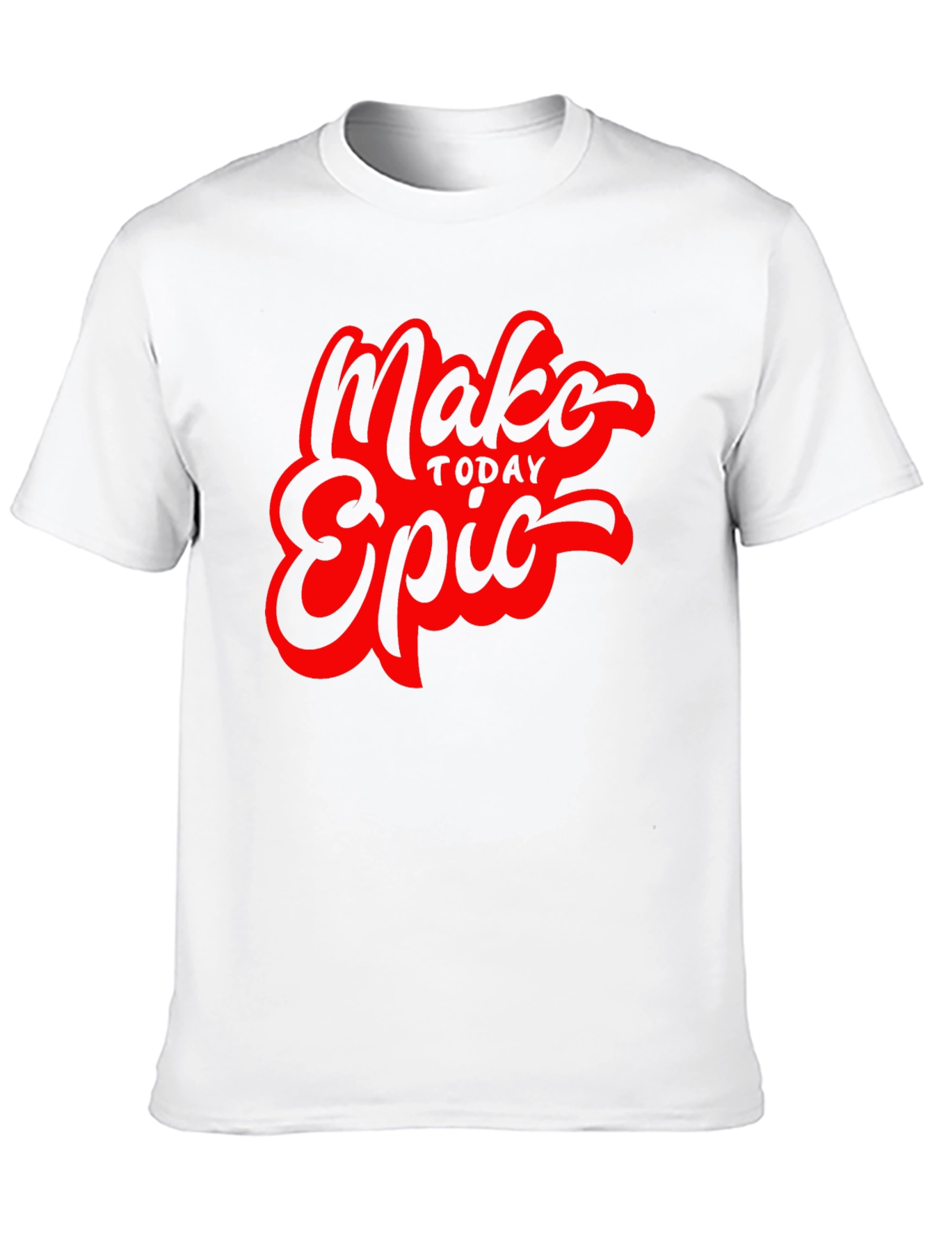 Make Today Epic Graphic Tee - Trendy Black T-Shirt