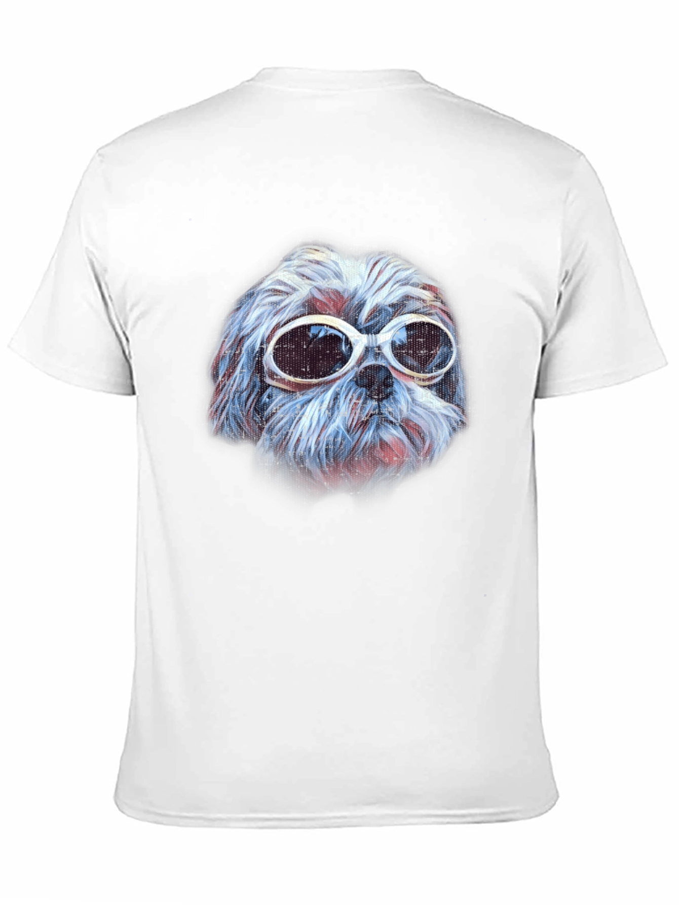 Dog with Sunglasses Graphic Tee - Cool Casual Style