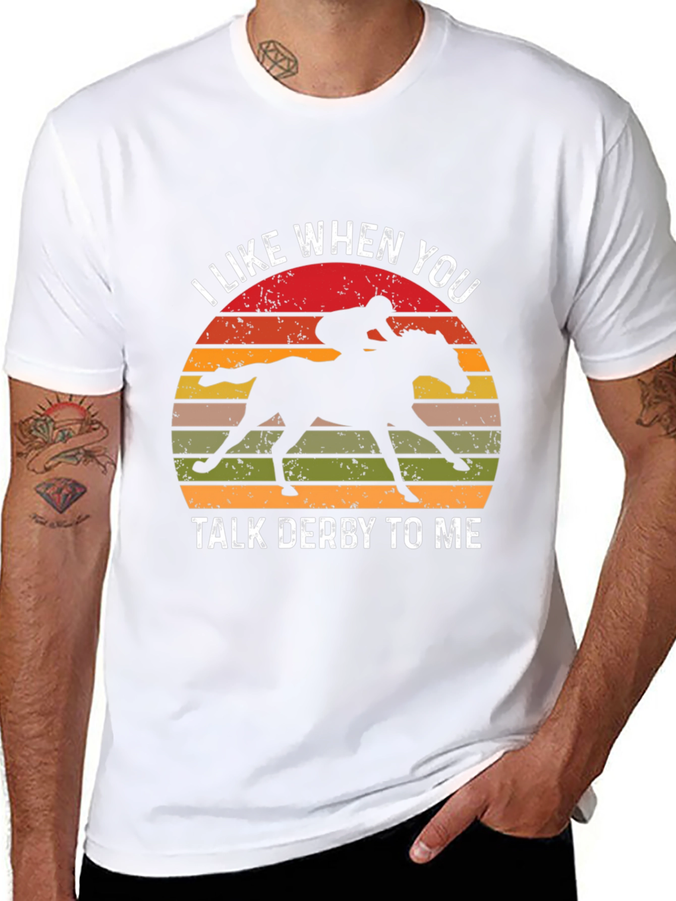 Derby Talk T-Shirt - Horse Racing Tee