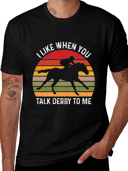Derby Talk T-Shirt - Horse Racing Tee