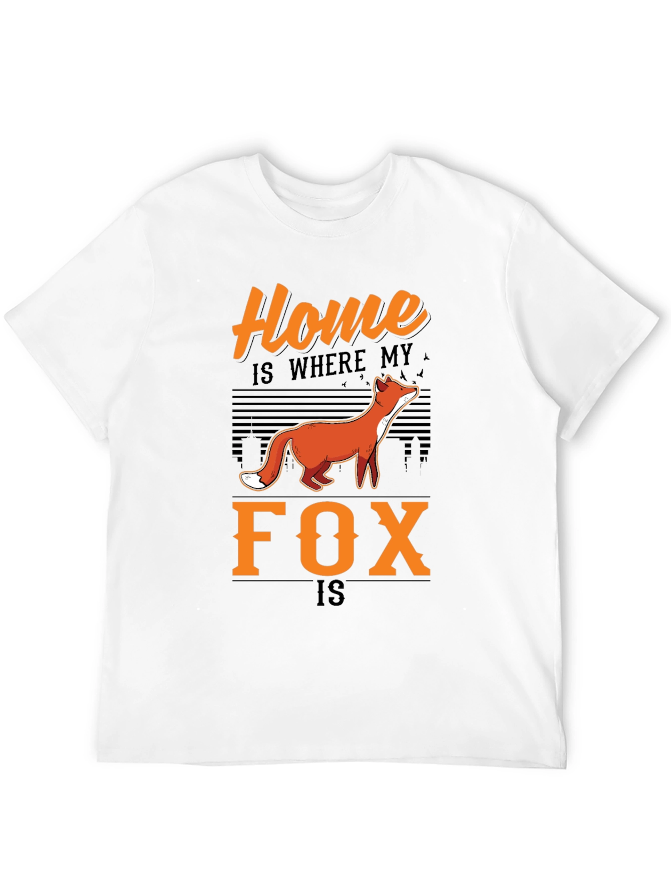 Home is Where My Fox Is Graphic Tee